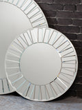 Gallery Home Silver Hooper Round Mirror 61cm, UK version