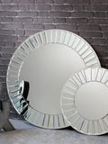 Gallery Home round mirror Silver Hooper 90cm, UK version