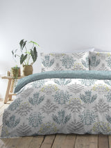 Dreams & Drapes Blue Emily Duvet Cover and Pillowcase Set