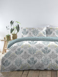 Dreams & Drapes Blue Emily duvet cover and pillowcase set - British product