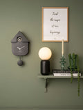 Karlsson Black Cuckoo Alarm Clock, UK version