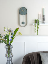 Next Karlsson Green Charm Pendulum Wall Clock- Buy online at McGrocer