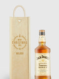 Personalised Merry Christmas Gift Box with Jack Daniels by Gifted Drinks