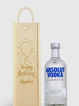 Next Absolut Vodka Personalised Happy Birthday Gift Box- Buy online at McGrocer