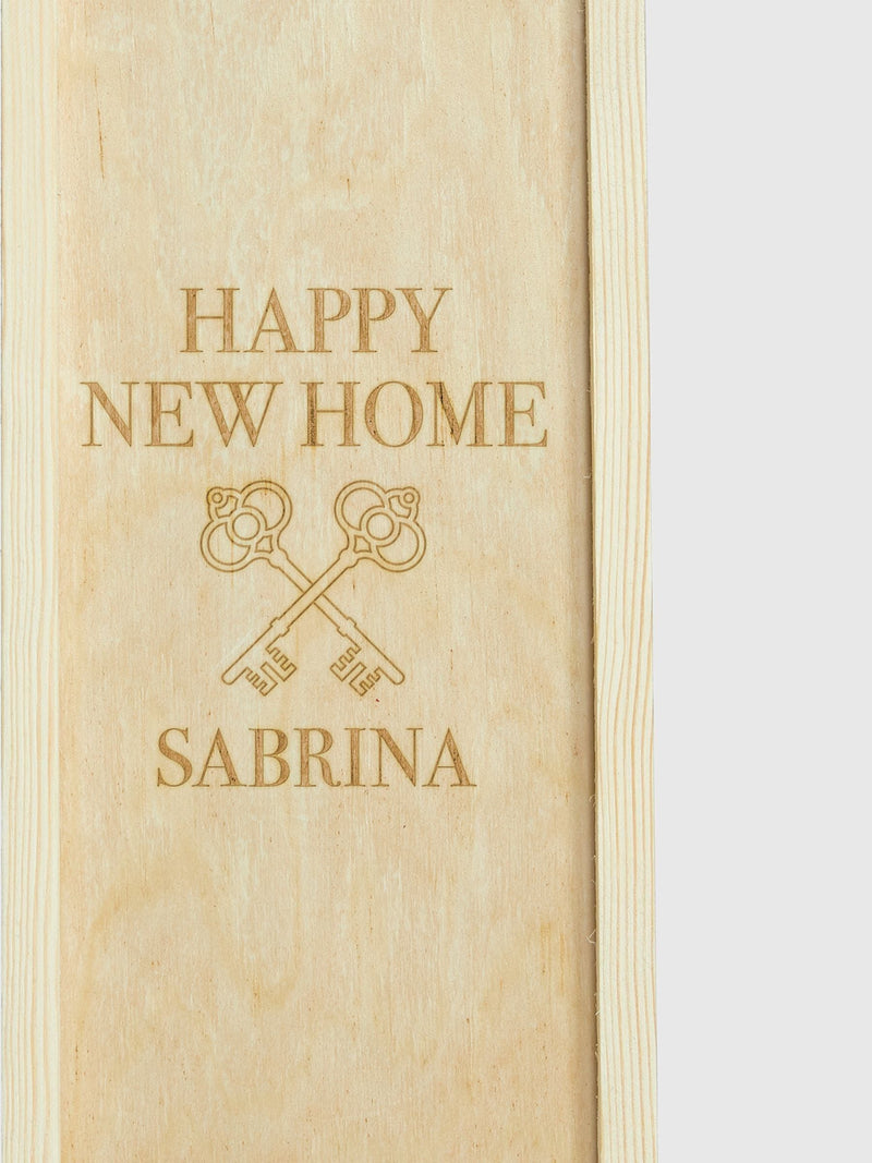 Gifted Drinks personalised new home gift box with Baileys 70cl, imported from the UK