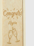 Absolut Vodka personalised congratulations gift box, imported from the UK