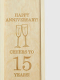 Jack Daniel's personalised anniversary gift box, imported from the UK