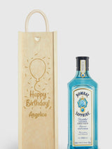 Next Bombay Sapphire Personalised Happy Birthday Gin Gift Box- Buy online at McGrocer
