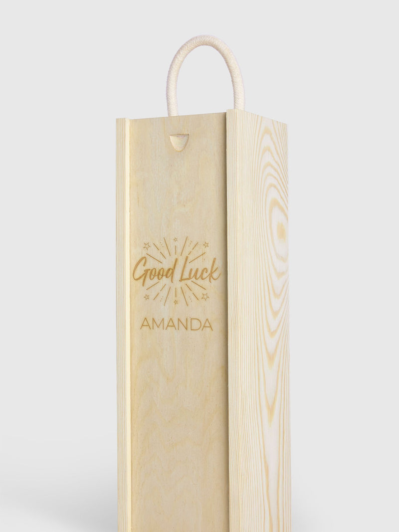 Gifted Drinks white wine personalised gift box, imported from the UK