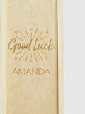 Gifted Drinks white wine personalised gift box, imported from the UK