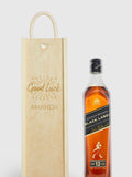 Johnnie Walker Black Label blended Scotch whisky gift box, imported from the UK