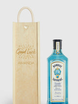 Next Bombay Sapphire Personalised Good Luck Gin Gift Box- Buy online at McGrocer