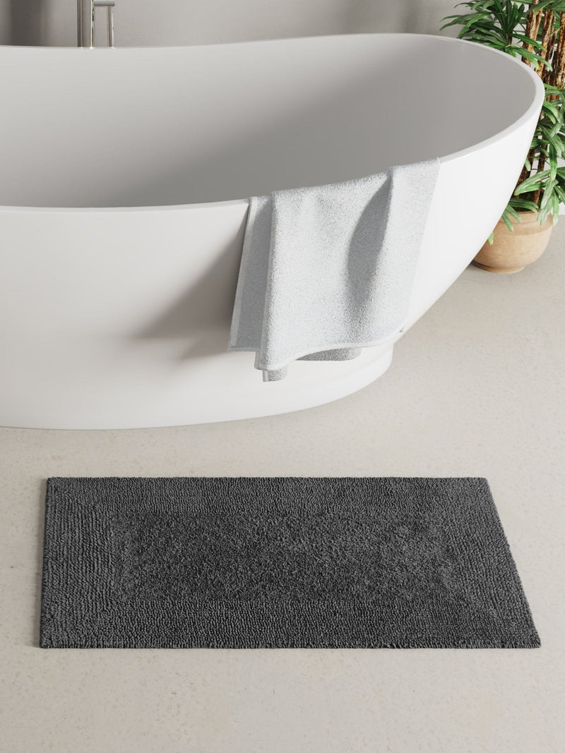 Tapis de bain Panda en bambou Urban Grey, version UK