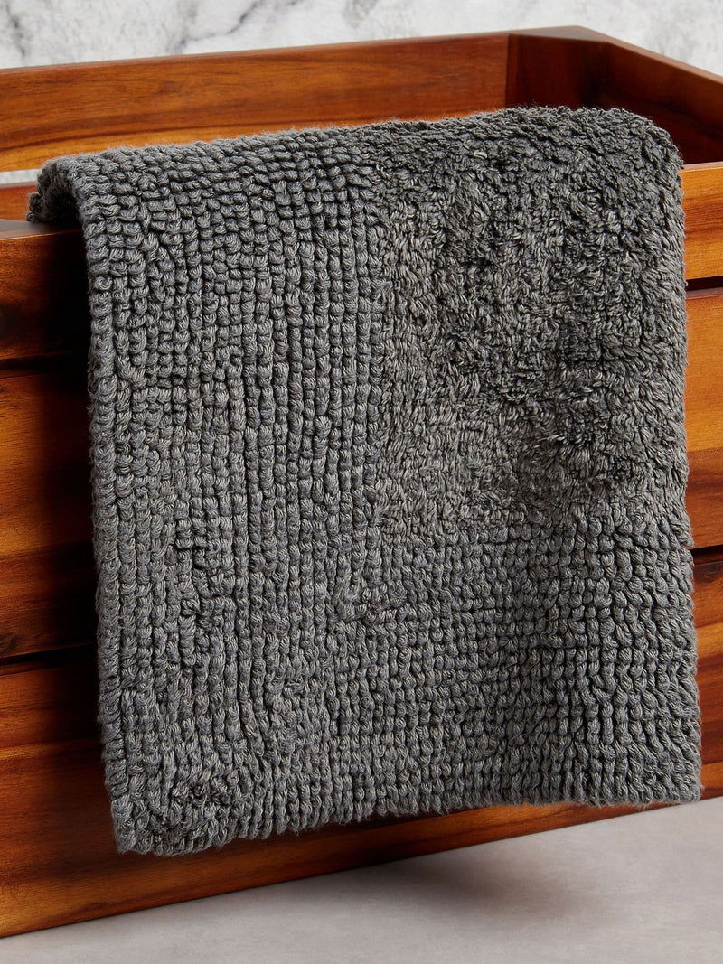 Tapis de bain Panda en bambou Urban Grey, version UK