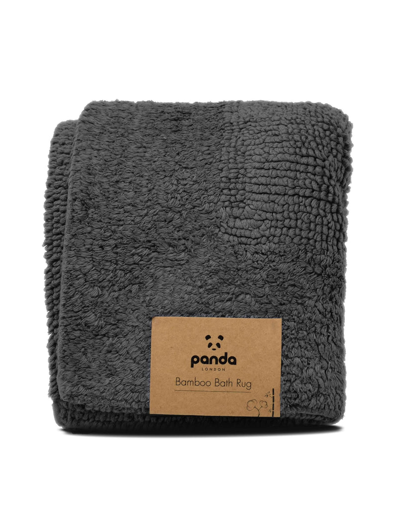 Tapis de bain Panda en bambou Urban Grey, version UK