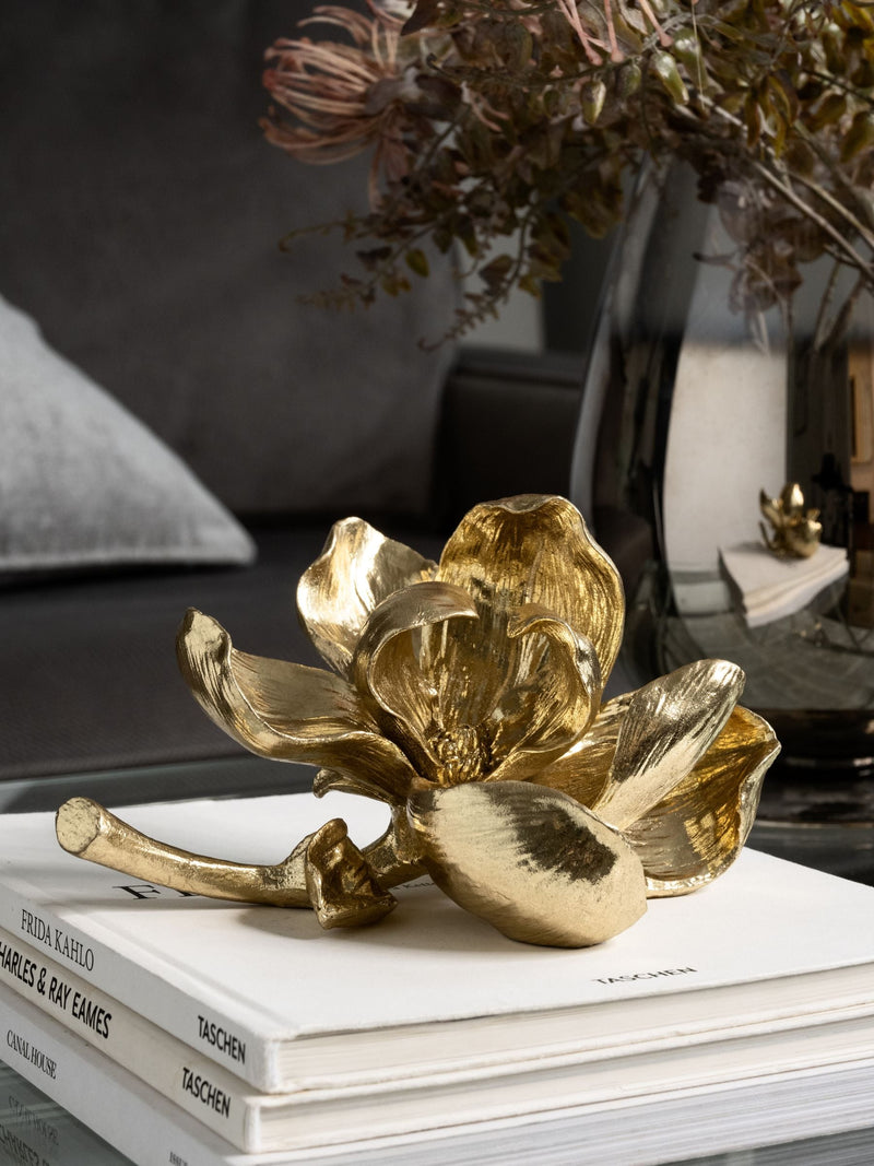 Gold Decorative Flower Ornament