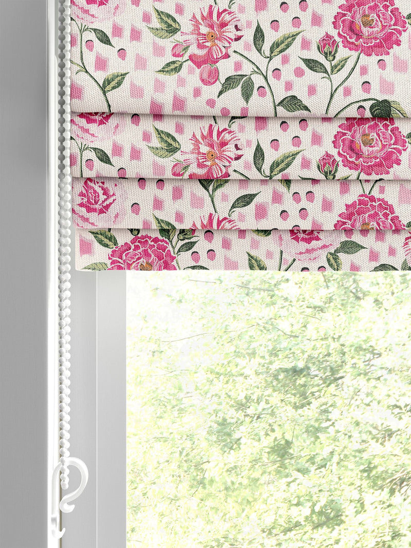 Cath Kidston Pink Tea Rose Roman blind, UK version