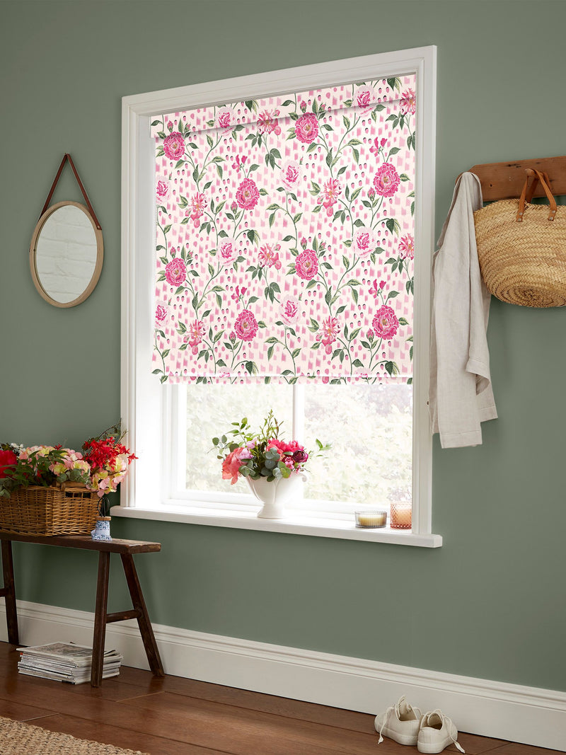 Cath Kidston Pink Tea Rose Roman blind, UK version