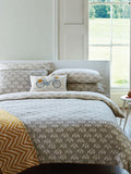 Scion grey cotton snow drop duvet cover (British brand)
