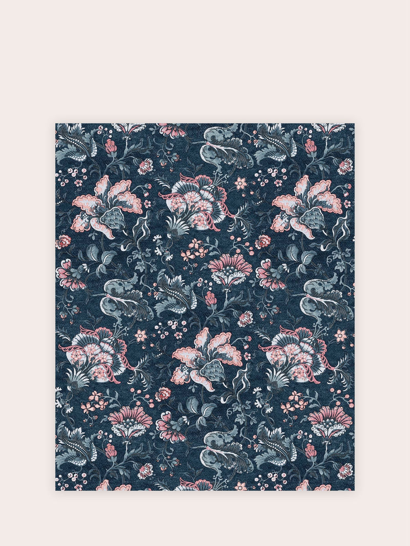 Laura Ashley wallpaper sample Dark Seaspray Portia A4 - British product