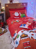 Catherine Lansfield Red Santa's Christmas Presents duvet cover set - British product