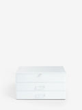 White Sloane jewellery box (British brand)