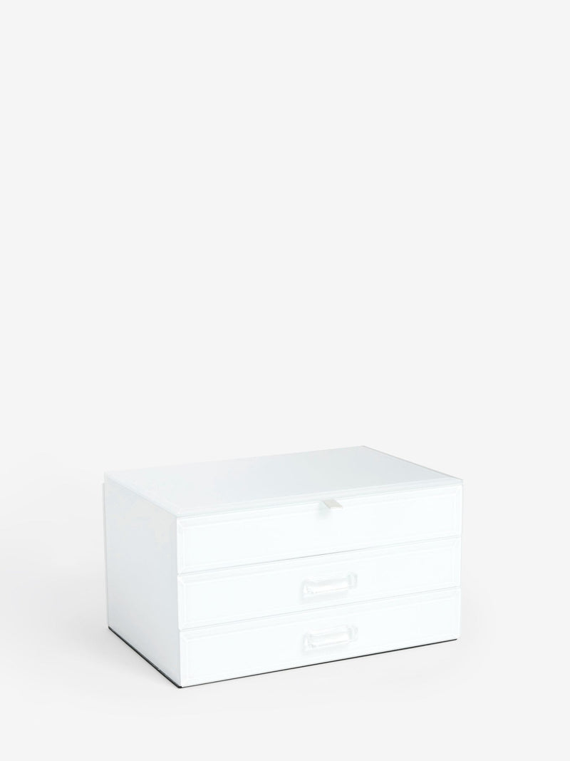 White Sloane jewellery box (British brand)