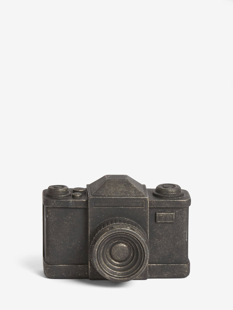 Bronze black camera ornament 10cm - British product