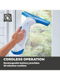 Tower TWV10 blue cordless window vacuum, UK version