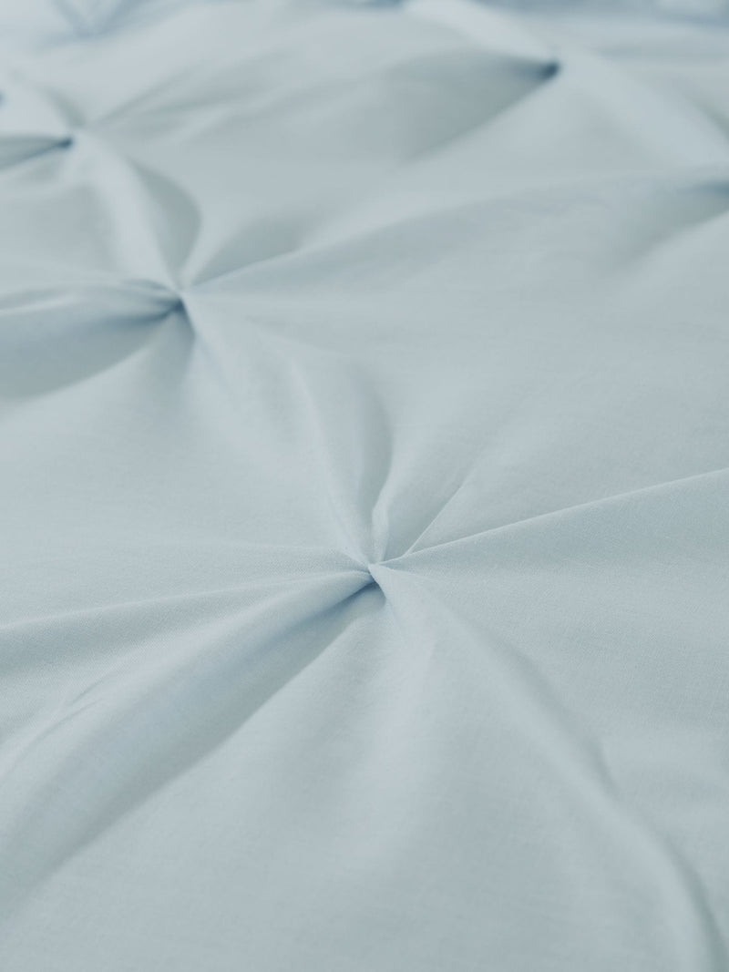 Serene Duck Egg Blue Lara duvet cover and pillowcase set (British brand)