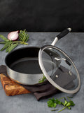 Stellar silver non-stick sauté pan 24cm, UK version