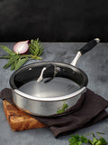 Stellar silver non-stick sauté pan 24cm, UK version