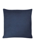 Furn navy blue cotton floral cushion 45cm, imported from the UK