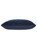 Furn navy blue cotton floral cushion 45cm, imported from the UK