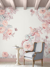 Next Laura Ashley Birtle Pink Wallpaper Mural 3m x 2.8m- Buy online at McGrocer