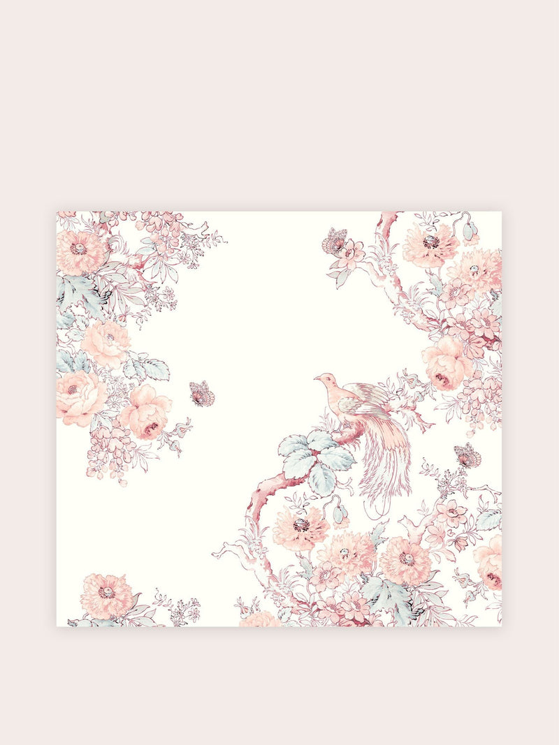 Laura Ashley pink Birtle wallpaper mural 3m, imported from the UK