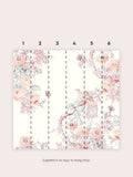 Laura Ashley pink Birtle wallpaper mural 3m, imported from the UK