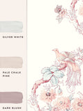 Laura Ashley pink Birtle wallpaper mural 3m, imported from the UK
