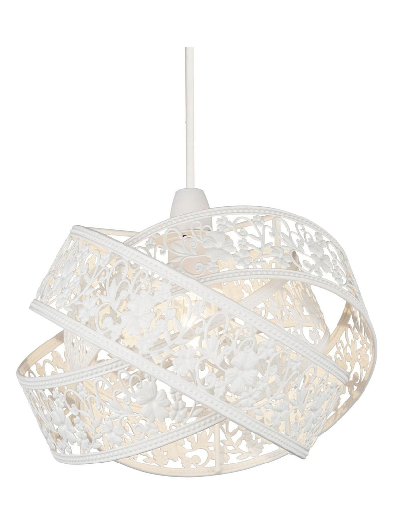 Searchlight Farah fretwork ceiling light shade 28cm, UK version
