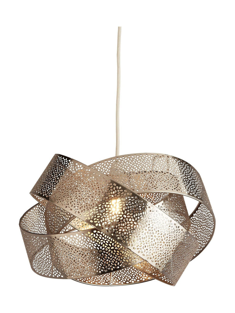 Searchlight Steffi chrome ceiling pendant 35cm (British brand)