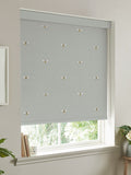 Sophie Allport bee roller blind pale slate grey made to measure - British product
