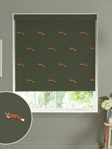 Next Sophie Allport Green Foxes Made To Measure Roller Blind- Buy online at McGrocer