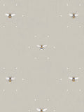 Sophie Allport bee design roller blind natural pale background - British product