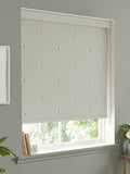 Sophie Allport bee design roller blind natural pale background - British product