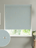Sophie Allport bee roller blind sky blue, UK version