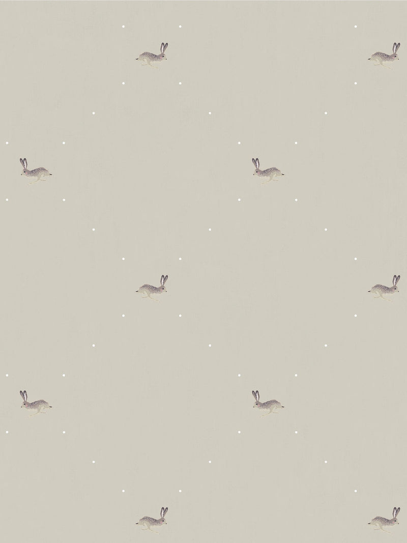 Sophie Allport roller blind with Hare design (British brand)