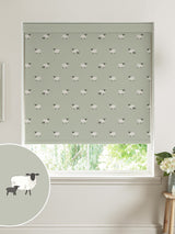 Next Sophie Allport Sage Green Sheep Made to Measure Roller Blind- Buy online at McGrocer
