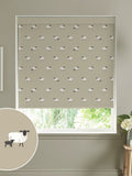 Sophie Allport sheep design roller blind, UK version