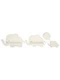 Mamas & Papas white elephant shelves set with nightlight - British product