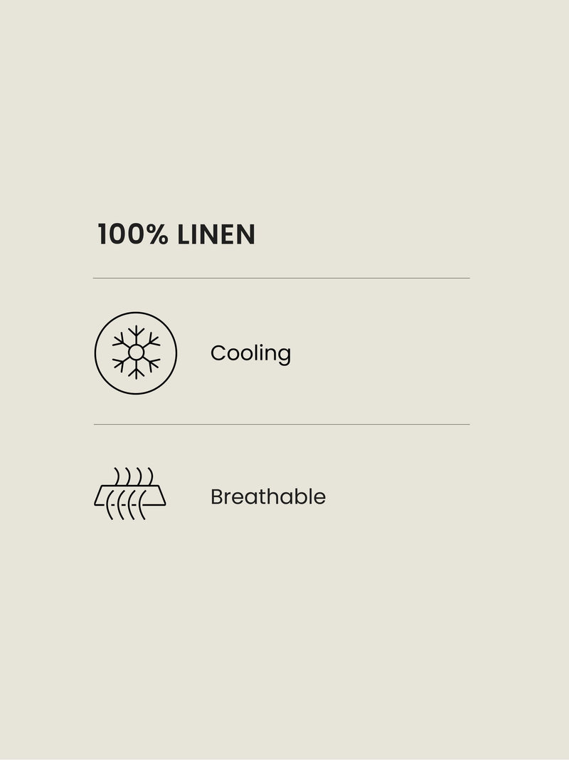 Lazy Linen blue washed fitted sheet, UK version